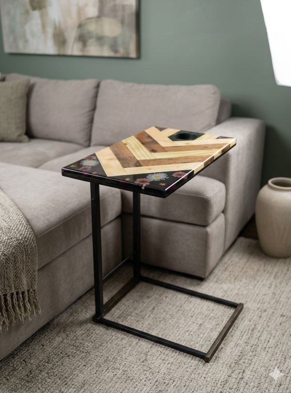 Designer TV Dinner Tray w/cup holder